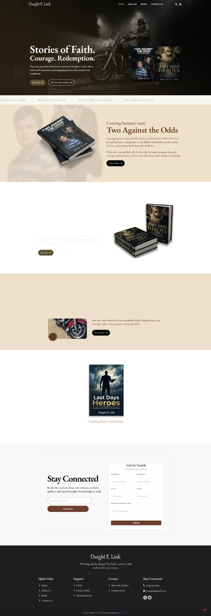 Dwight Website Mockup